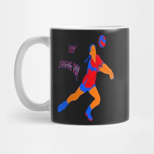 YAY IRENE DAY NEON GIRL VOLLEYBALL PLAYER Mug